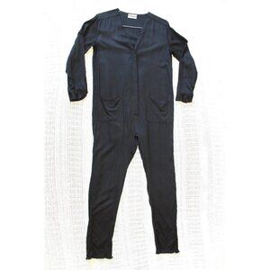 One X One Teaspoon Women's Jumpsuit Long Sleeve Size Small Pockets Goth Punk